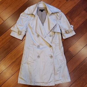 Light Shimmery Champagne Color Short Sleeve jacket. Women's Small